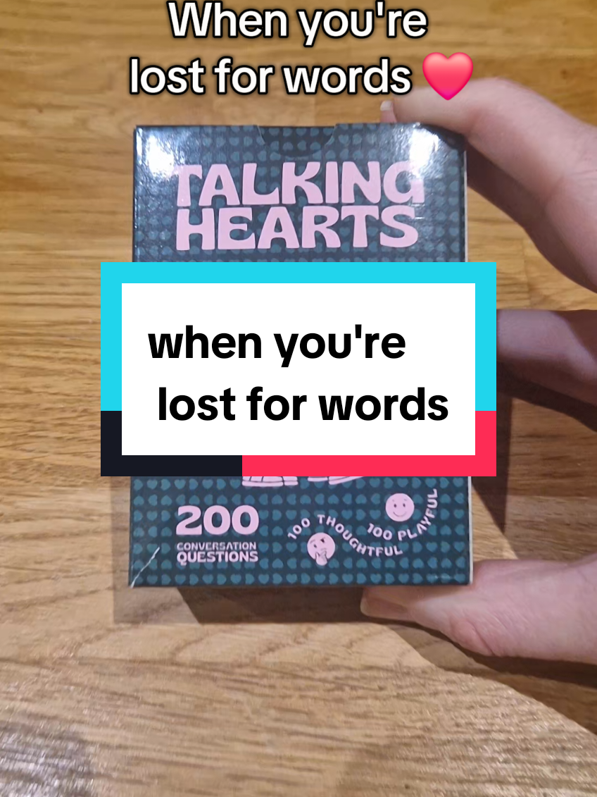 talking hearts card games for couples #cardgame #valentines #tiktokmademebuyit #couplegoals❤️ 