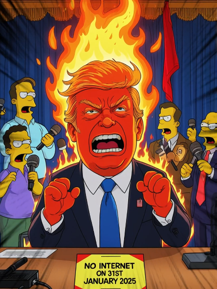 Simpsons Predict No Internet on 31st January 2025 – Global Blackout Warning!   #thesimpsons#simpsons #thesimpsonsclips #thesimpsonspredictions #simpsonspredictions #unitedstates #america #usa #trump #tiktokisback  #simpsonspredictthefuture #nointernet #internet
 #simpsons2025 #tiktokban  #lisasimpson #trendingnow #margesimpson #bartsimpson #homersimpson #simpsonsclips #predictions #apocolypse #blackout #connection #simpsonsinternetapocalypse #cartoon