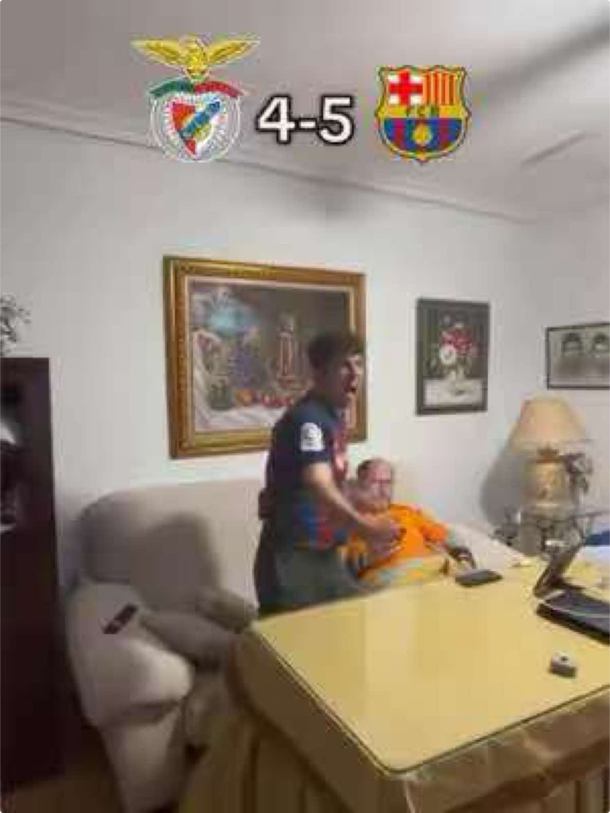 BENFICA 4-5 BARÇA REACCIÓN #reaccion #reaccionando #fcbarcelona #barça #fcb #championsleague #parati #viral