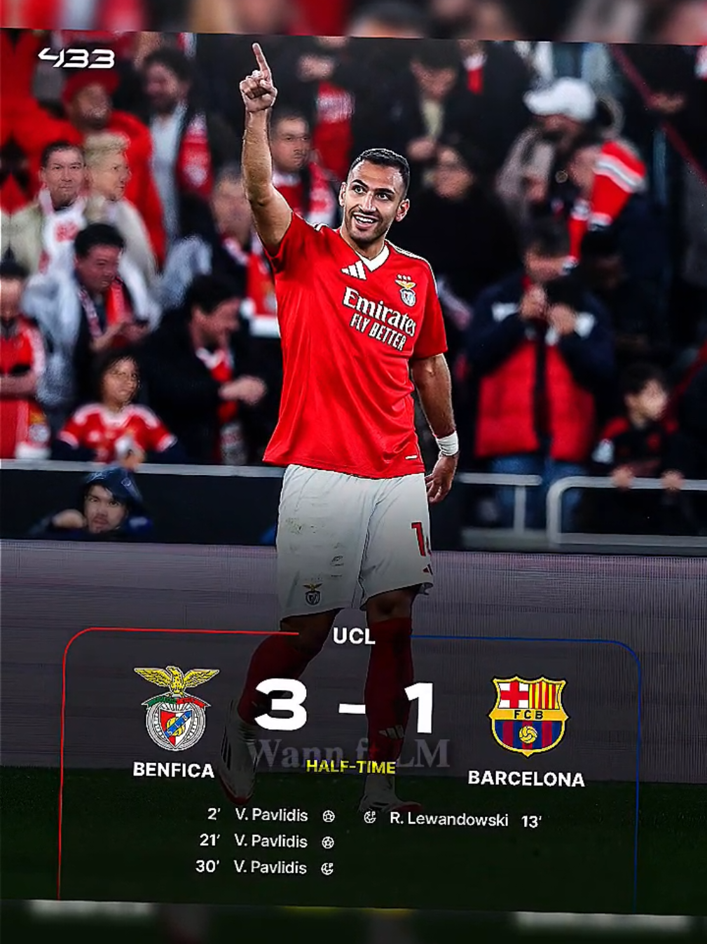 What A Comeback🥶 #barcelona #benfica #championsleague #margaftlm #wannftlm #fyp 