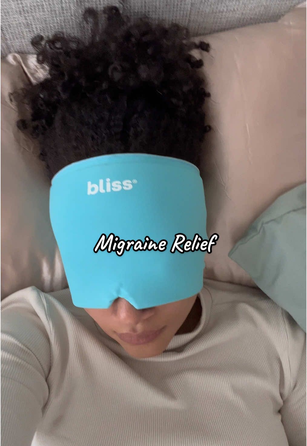 I am a migraine having girl. I found these @Bliss World headache cap at #tjmaxx and it has been a life saver. You either freeze it or heat it in the microwave. #migrainerelief #tjmaxxfinds 