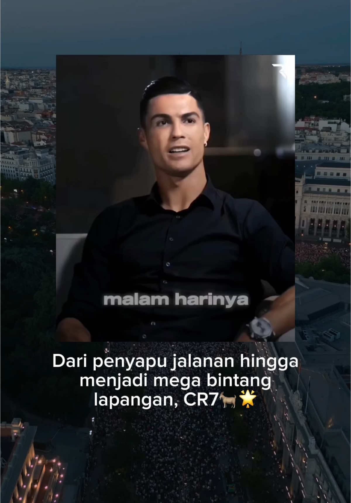 Perjuangan Cristiano Ronaldo dari seorang penyapu jalanan hingga menjadi bintang lapangan 🔥👏 #cristianoronaldo  