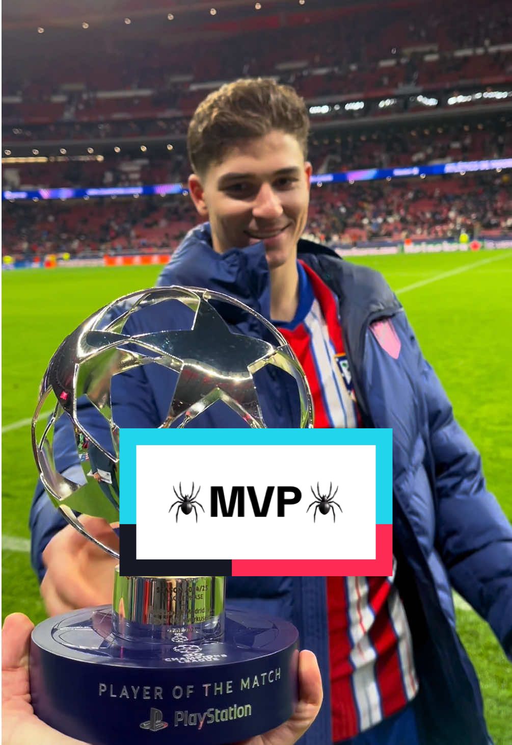 POTM 🕷️💫 #julianalvarez #alvarez #potm #mvp #argentina #atleticodemadrid #ucl #championsleague