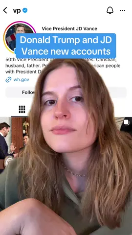 Donald Trump and JD Vance have made new accounts oh boy! #donaldtrump #jdvance 