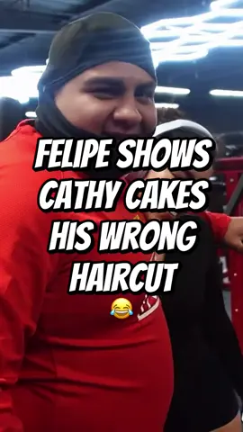 Barber did him wrong #felipe #cathy #cathycakes #haircut #barber 