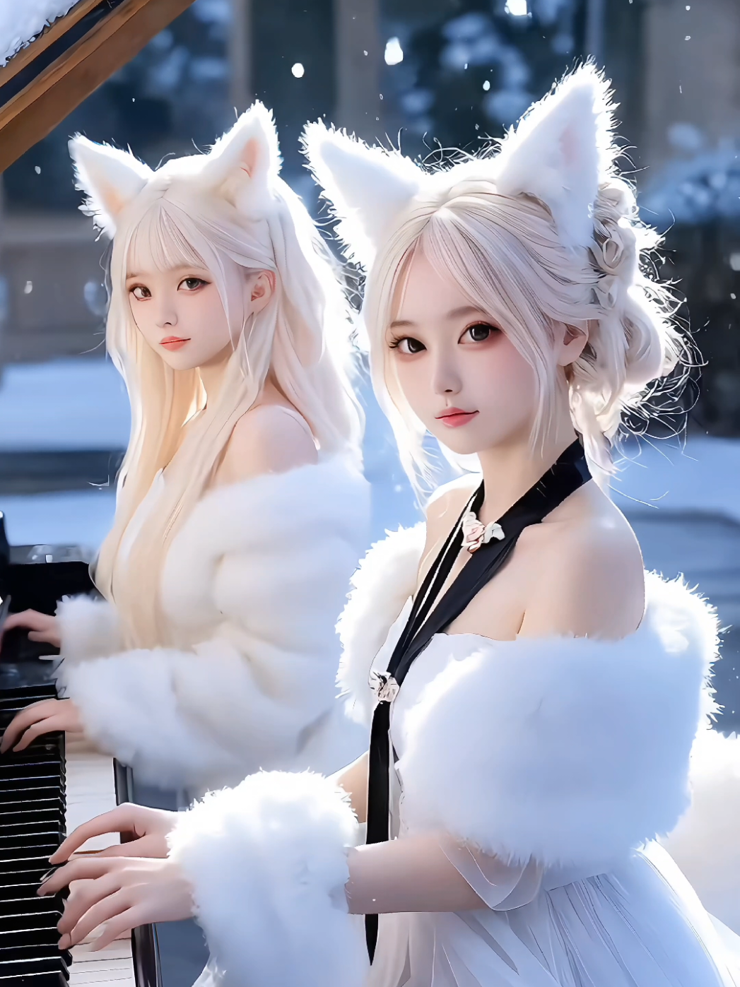 Bạn có thấy nhẹ nhõm không! #xuhuong #trending #aivideo #livewallpaper #gaixinhtiktok #gaixinhchina #cosplay #foxgirl #cute #cutegirl #girl #dance #cotrang #fypシ 