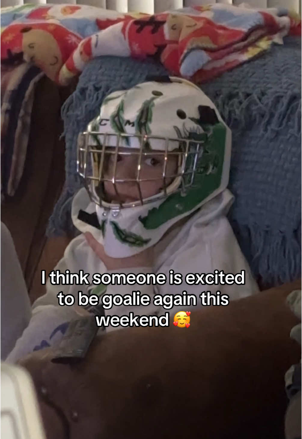 Haha. I love him! #boymom #hockeymom #fypシ #fyp #viralvideo 