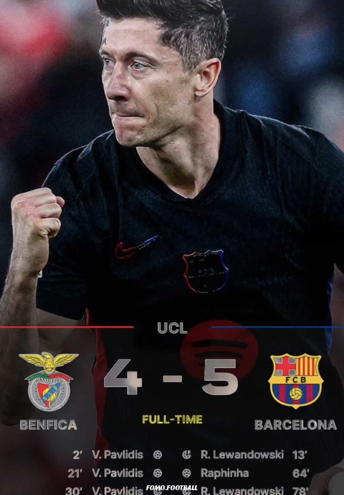 Barca comeback😱 #fcbarcelona #benfica #footballtiktok 