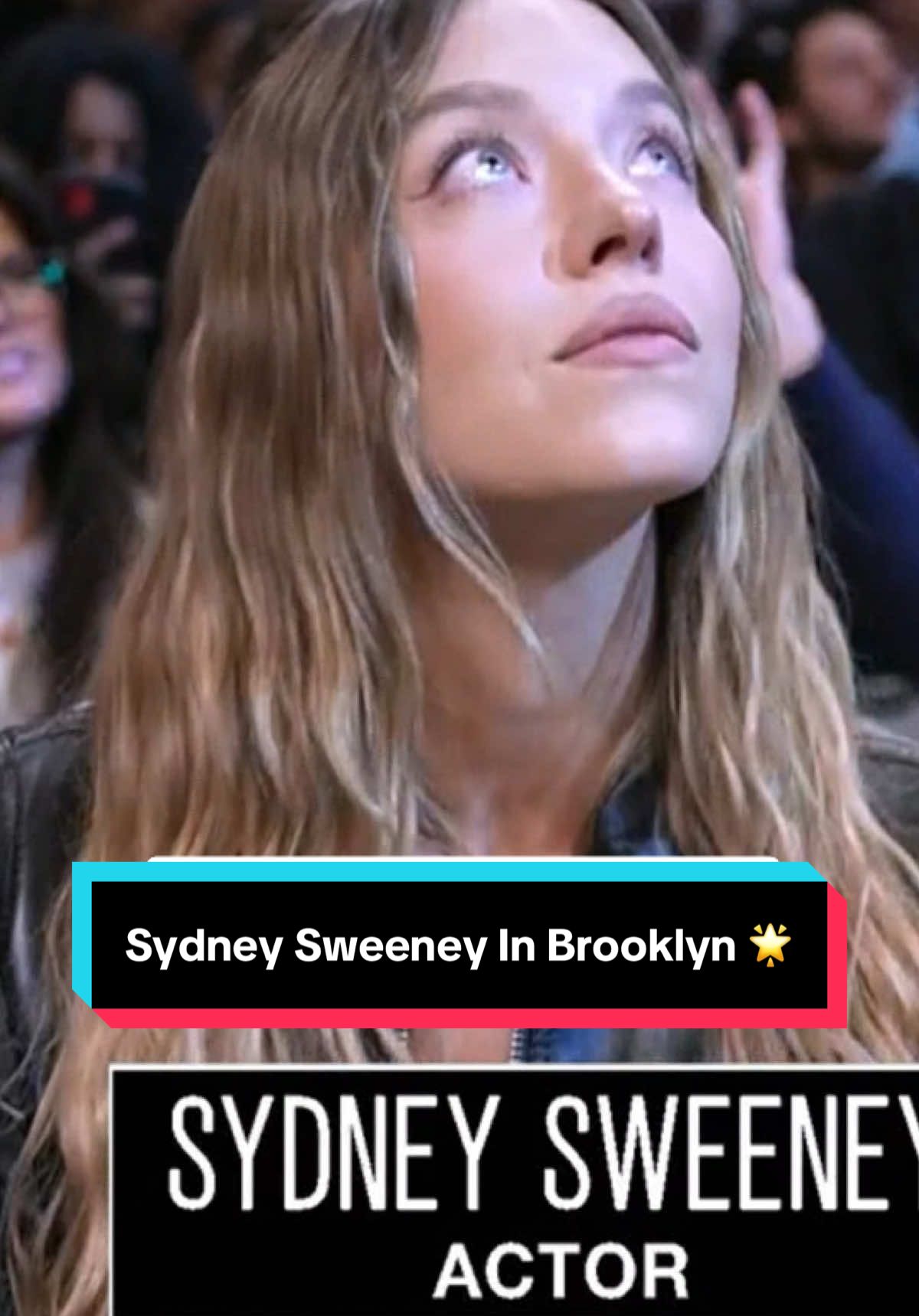 Sydney Sweeney in Brooklyn! 🌟🙌 @Brooklyn Nets #NBA #Basketball #SydneySweeney 