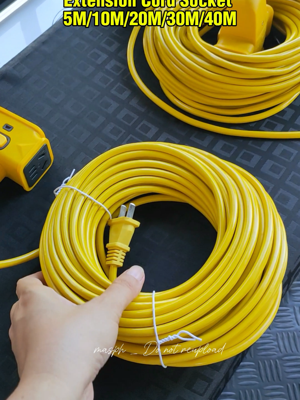 Extension Cord Socket na gamit na gamit talaga namin #extensioncord #extensioncordsocket  #extensionwire  #30metersextensionwire  #20metersextension  #40metersextension 