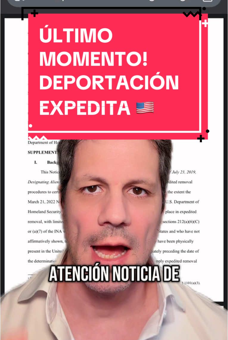 🇺🇸 Último Momento: vuelve la deportación expedita de ciertos inmigrantes indocumentados en todo el territorio de Estados Unidos. #deportacion #trump #inmigracion #inmigrantes #usa 