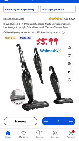 SCORE TODAY🚨 #walmart #sale #clearance #today #vacuum #floors #clean #trending #viralvideo #fyp #lovemecoupons #couponing #score #haul #finds 