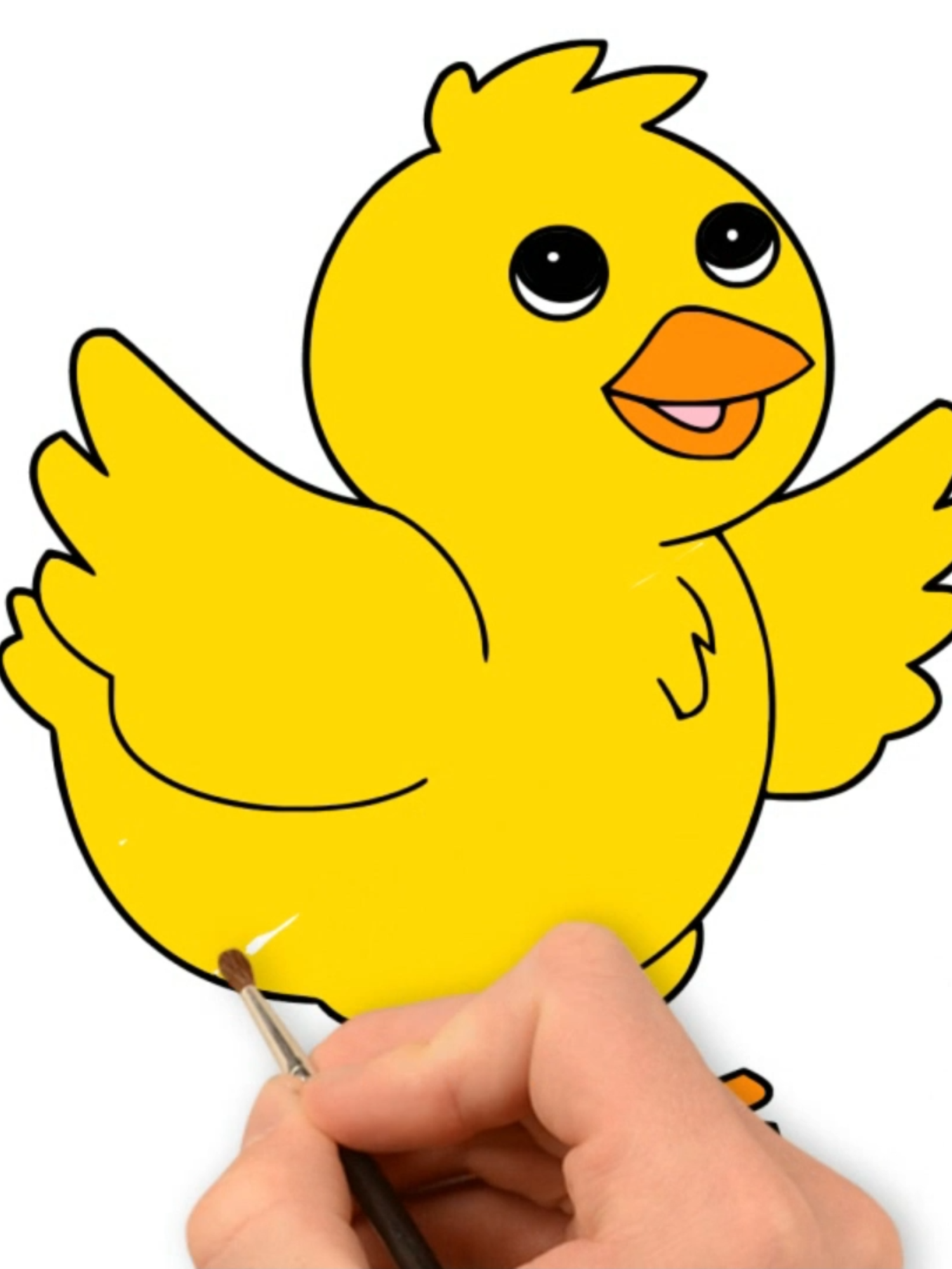 Draw and Paint Chick 🔗 Download and print free coloring pages at:  https://coloringpagesonly.com/pages/chick-coloring-pages #chick #chicken #birds #animals #Coloringpagesonly #coloring #drawing#howtodraw #cute  #art  #painting #artforkids #activity #kidsactivities #kidstiktok  #kids #school #learnathome #learntodraw #parents #couloring #americans  #shorts#shortvideo #usa_tiktok #usa  #uk  #uktiktok #tiktok #trending #trendingvideo #funny  #asmrvideo #asmr  #satisfying#colorful #asmrcoloring #foryou #foryoupage #fypシ #fyp  #trend #relaxing  #aww #easydrawing