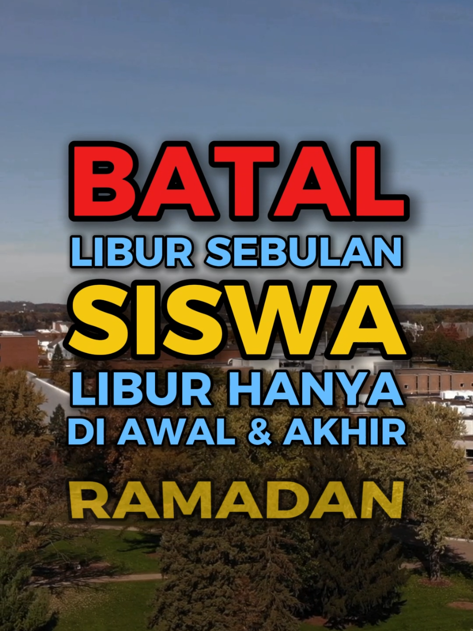 Pengumuman buat para pelajar 📢 Pemerintah secara resmi mengumumkan libur bagi para siswa pada awal dan akhir Ramadan 1446 H/2025 M. Pengaturan ini tercantum dalam Surat Edaran Bersama Menteri Pendidikan Dasar dan Menengah, Menteri Agama, serta Menteri Dalam Negeri yang mengatur kegiatan pembelajaran selama Ramadan 2025. Dalam Surat Edaran tersebut, pemerintah menetapkan bahwa kegiatan pembelajaran dilakukan secara mandiri di lingkungan keluarga pada 27 dan 28 Februari, serta 3, 4, dan 5 Maret 2025. Kemudian, mulai 6 hingga 25 Maret 2025, kegiatan pembelajaran kembali dilaksanakan di sekolah/madrasah/satuan pendidikan keagamaan. #liburramadan #ramadan2025 #medcomid