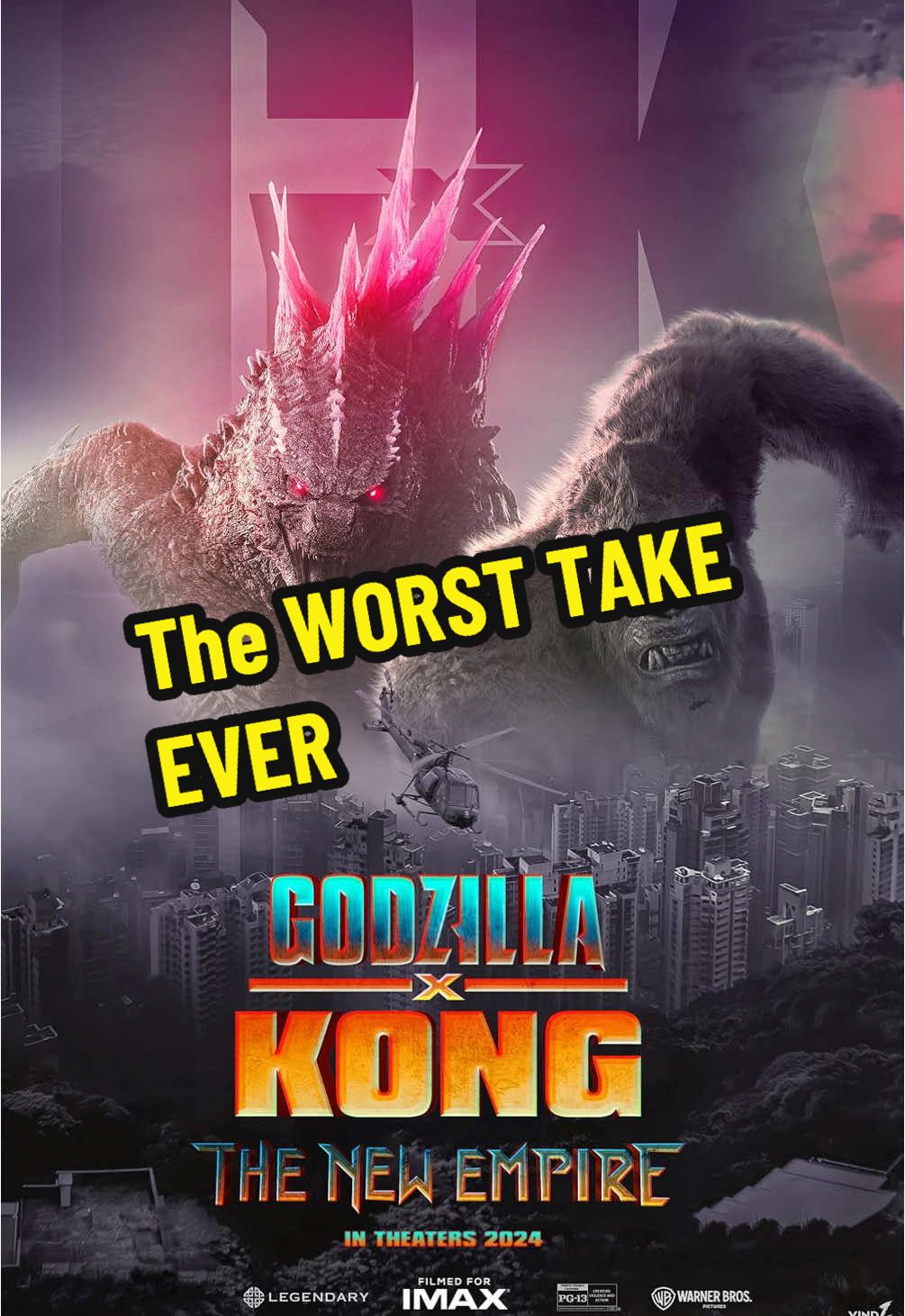 ACTUALLY the worst take on this franchise I’ve EVER heard #GodzillaXKong 