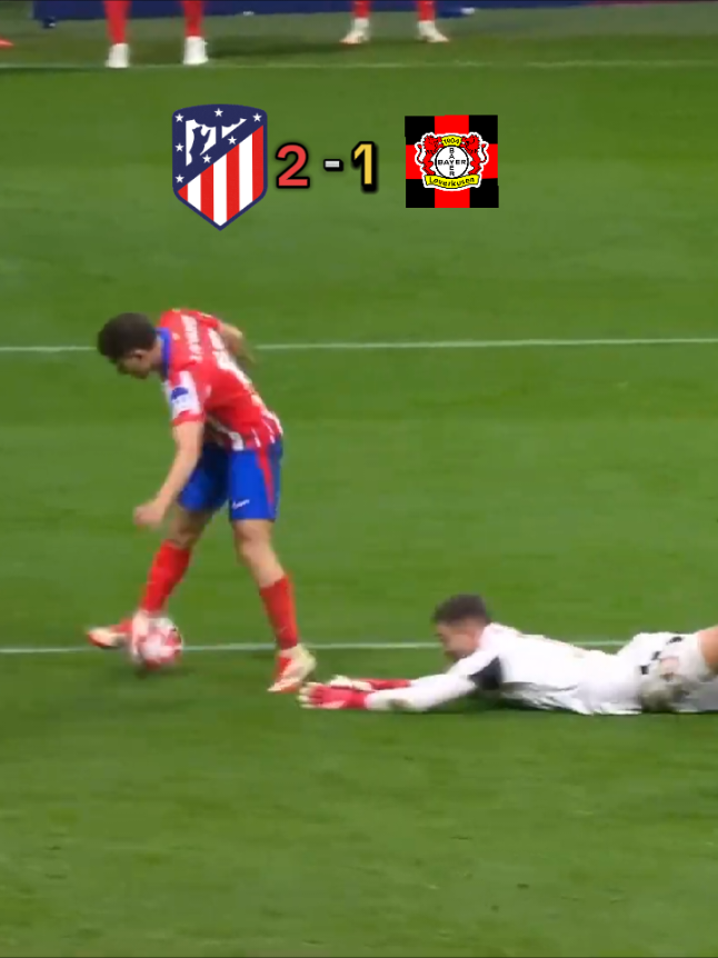 Atletico de madrid 2-1 leverkusen #atleticodemadrid #leverkusen #julianalvarez #parati 