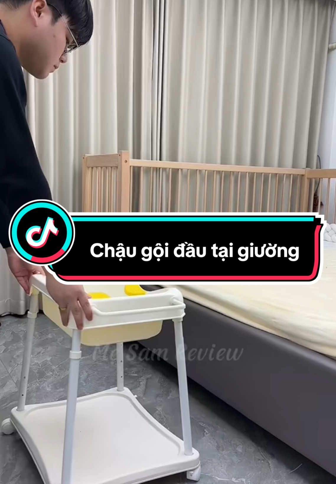 Chậu gội đầu tại giường tiện lợi #chaugoidautaigiuong #chaugoidautainha #xuhuong #xuhuongtiktok 