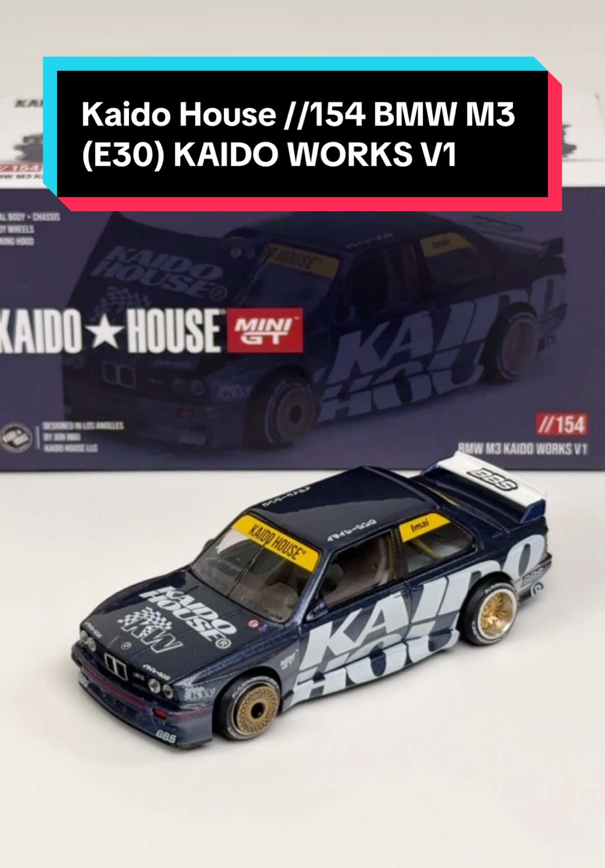 Kaido House //154 BMW M3 (E30) KAIDO WORKS V1 #alaxgarage #hotwheels #minigt #kaidohouse #inno64 #poprace #rlc #jdm #chase #toys #hotwheel #diecast #diorama #hotwheelscollectors #diecastcollector #diecastcars  #hotwheelsofficial #hotwheelsdaily #diecastcollection #magicity #gfans #hotwheelsworld #diecastcustoms #tarmacworks #hotwheelstiktok 