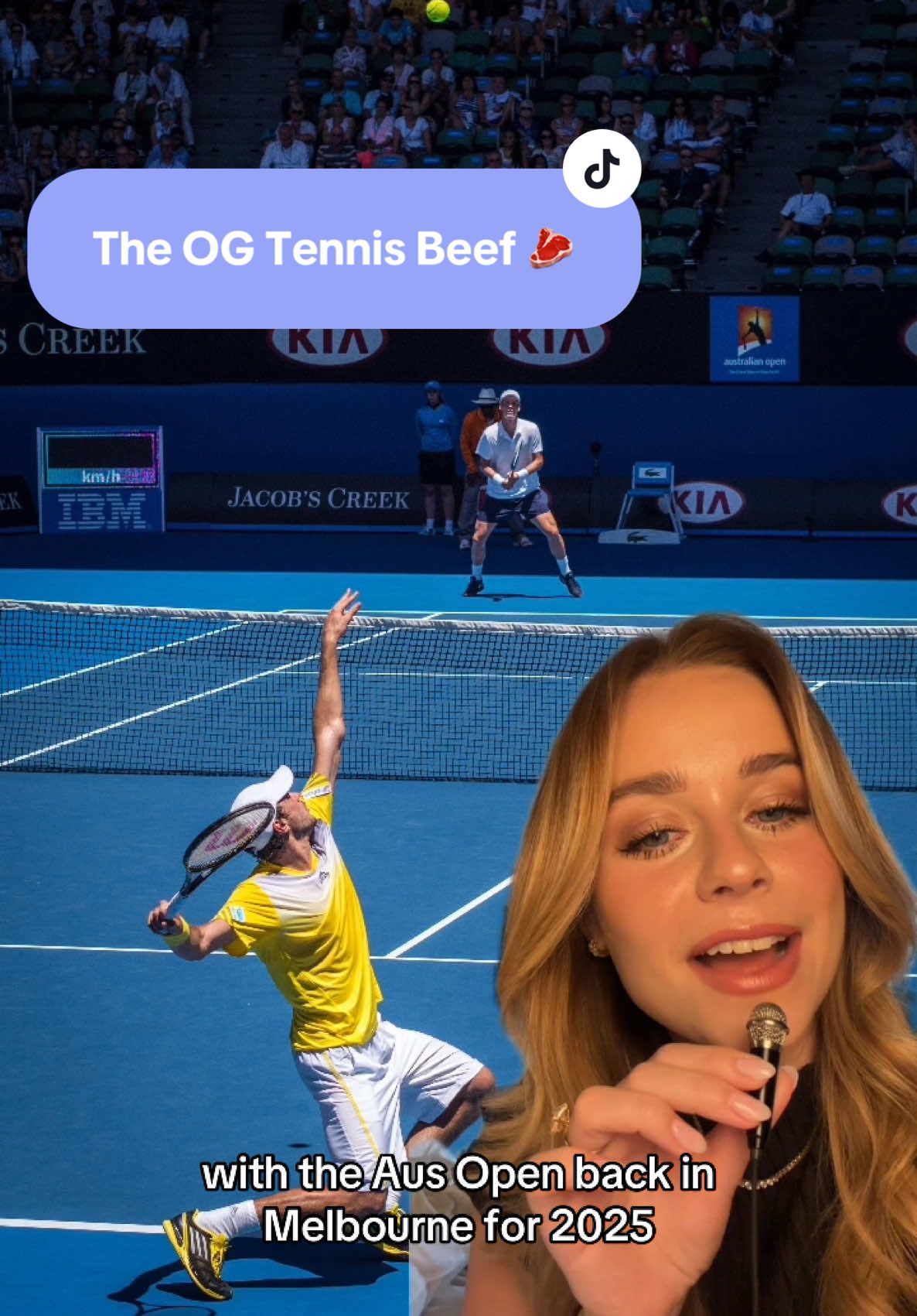 And that’s on beef 🥩 @Australian Open #ausopen #tennis #History #historytok #challengers #serenawilliams #novakdjokovic 