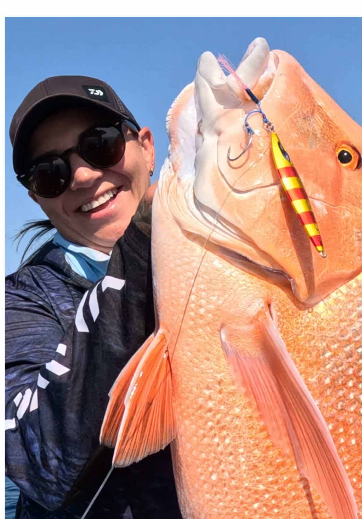 Jigging up a Huge Red 😍😍😍 #fishing #saltigajigs #jigging #daiwaaustralia #greatbarrierreef #reels #foryou @Daiwa Australia 