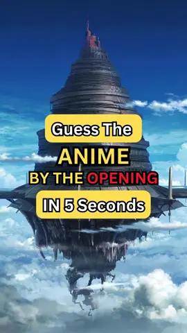 Can You Guess The Opening?😄✌️ #fyp #anime #guesstheopening #quiz #ranking