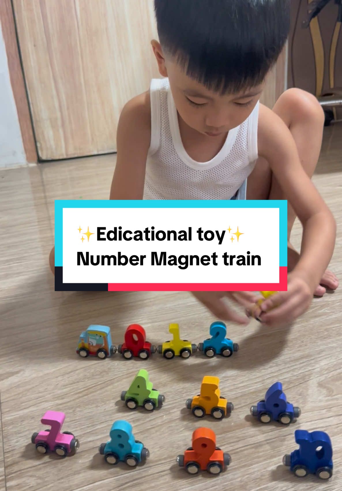 Number magnet train1️⃣2️⃣3️⃣🚊 magandang educational toy para sa mga ank natin mga mi talagang matututo sila mag naumbers🥰 #educationaltoys #magnettrain #fyp #toyforkids 