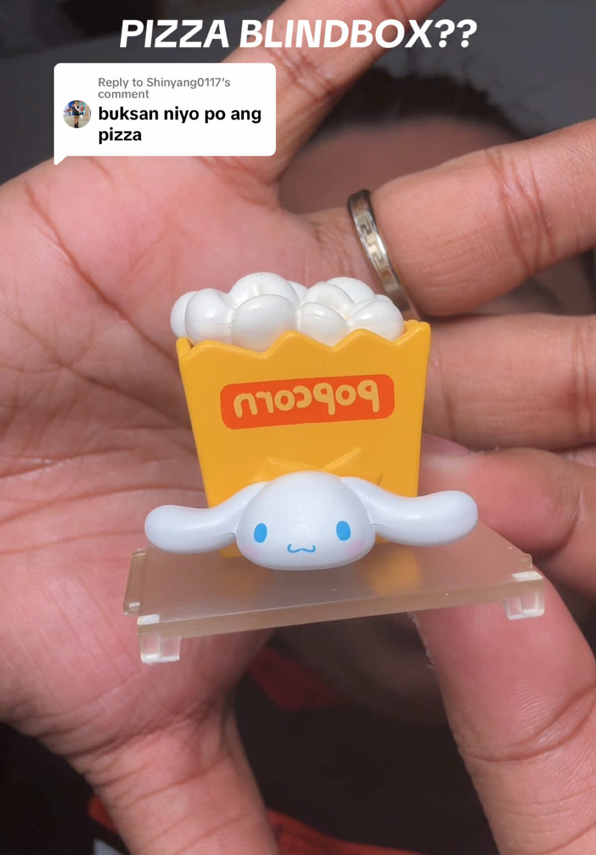 Replying to @Shinyang0117 PIZZA BLINDBOX? eh si Cinnamoroll yan 😍😝 NAKUHA KO NANAMAN GUSTO KO!! LAGI NALANG 🫰🏻 #ohhyeats #unboxing #blindbox #cinnamoroll #blindboxpizza #blindboxunboxing  