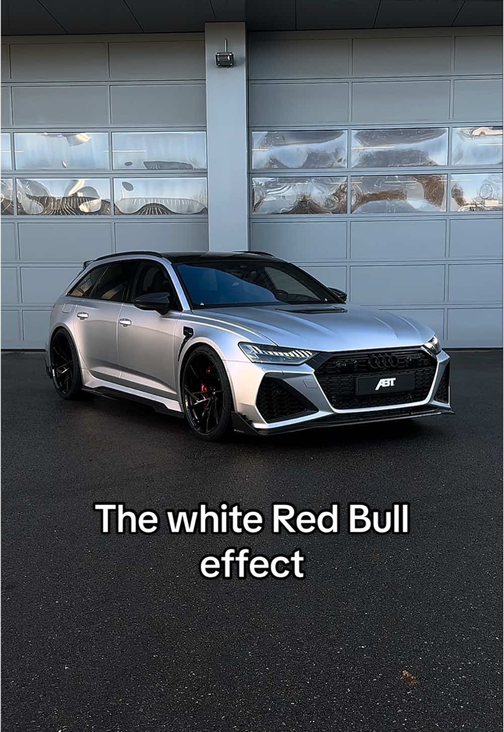 The white Red Bull effect - ABT RS6-LE Floret silver matte #redbull #fy #fyp