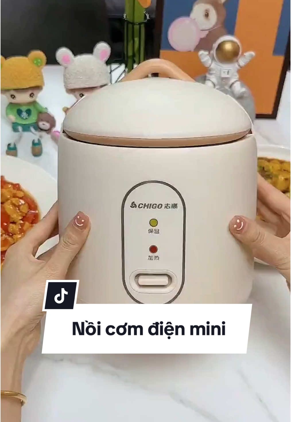 Nồi cơm điện mini  #noicomdien #noicomminichigo #giadung #tienich 