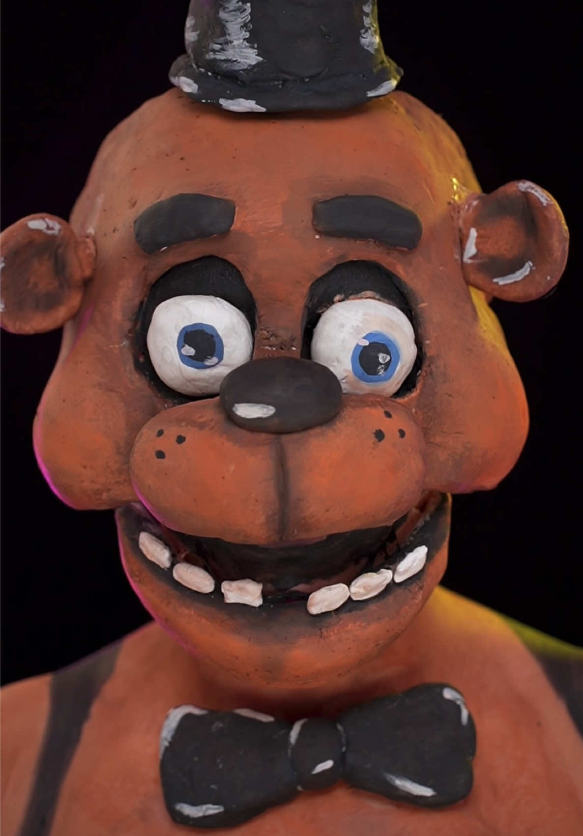 i am so sorry for this #unrecognizablemakeup #unrecognisablemakeup #makeuptrends #makeuptransition #freddyfazbear #freddyfazbearcosplay #fnaf #fnafcosplay 