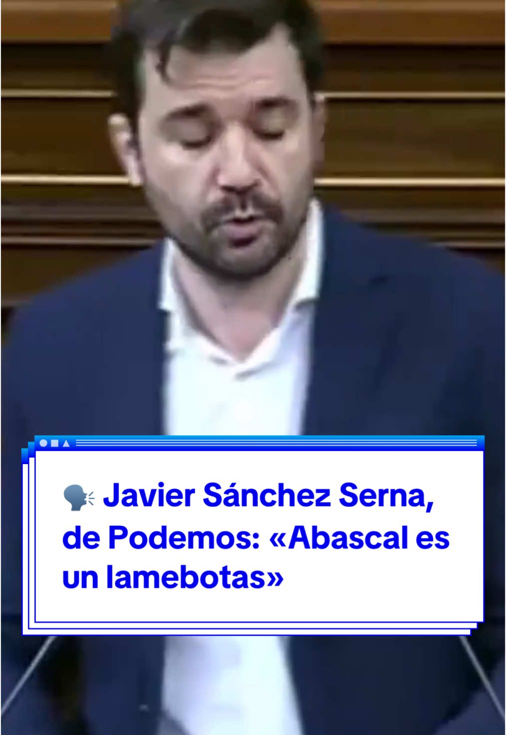 🗣️ Javier Sánchez Serna, de Podemos: «Abascal es un lamebotas» #abcnoticias #abascal #lamebotas #podemos #javiersanchezserna #trump #congreso