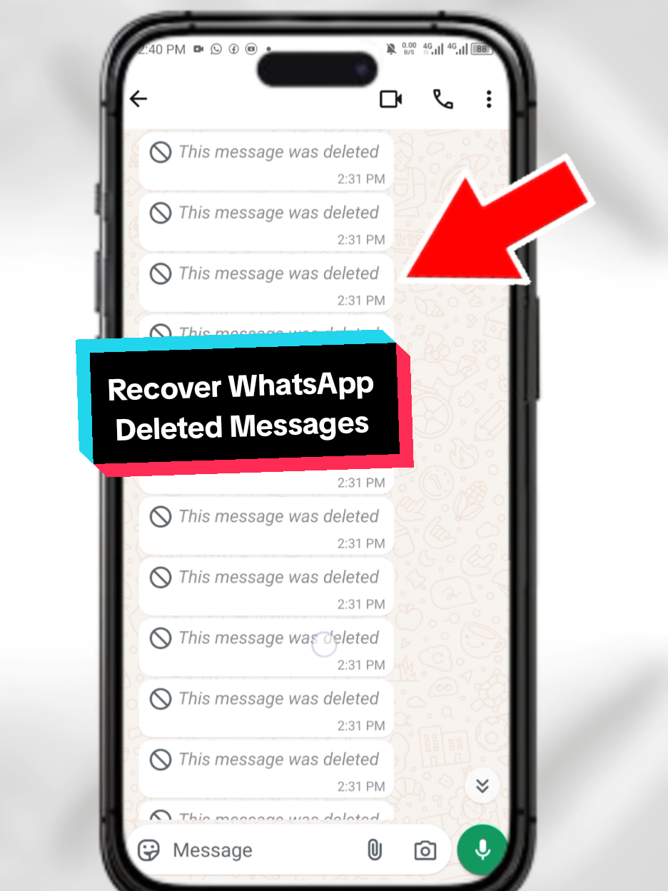 WhatsApp Messages recovery  #ismailskills #100kviews #standwithkashmir #100daychallenge #500k #viral #foryoupage #techvideo 