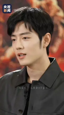 CCTV News weibo update: interview with GeGe - movie Legend of the Condor Heroes press conference today#xiaozhan_1005 #xiaozhanfangirl #xiaozhandaytoy