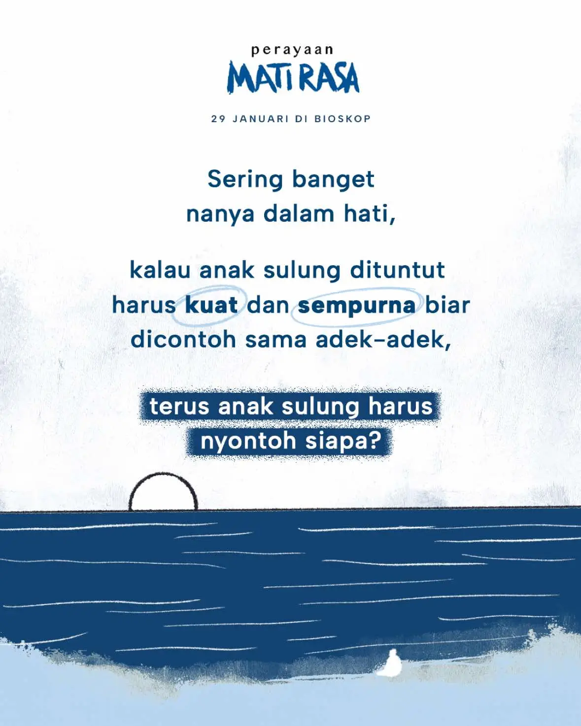 Gapapa yaa, kamu gak harus selalu kuat dan sempurna. Gapapa gagal, gapapa nangis 🫂 Izinkan dirimu untuk merasa 🤍 #PerayaanMatiRasa #PMR #tiktoktainment #fyp #rekomendasifilm 