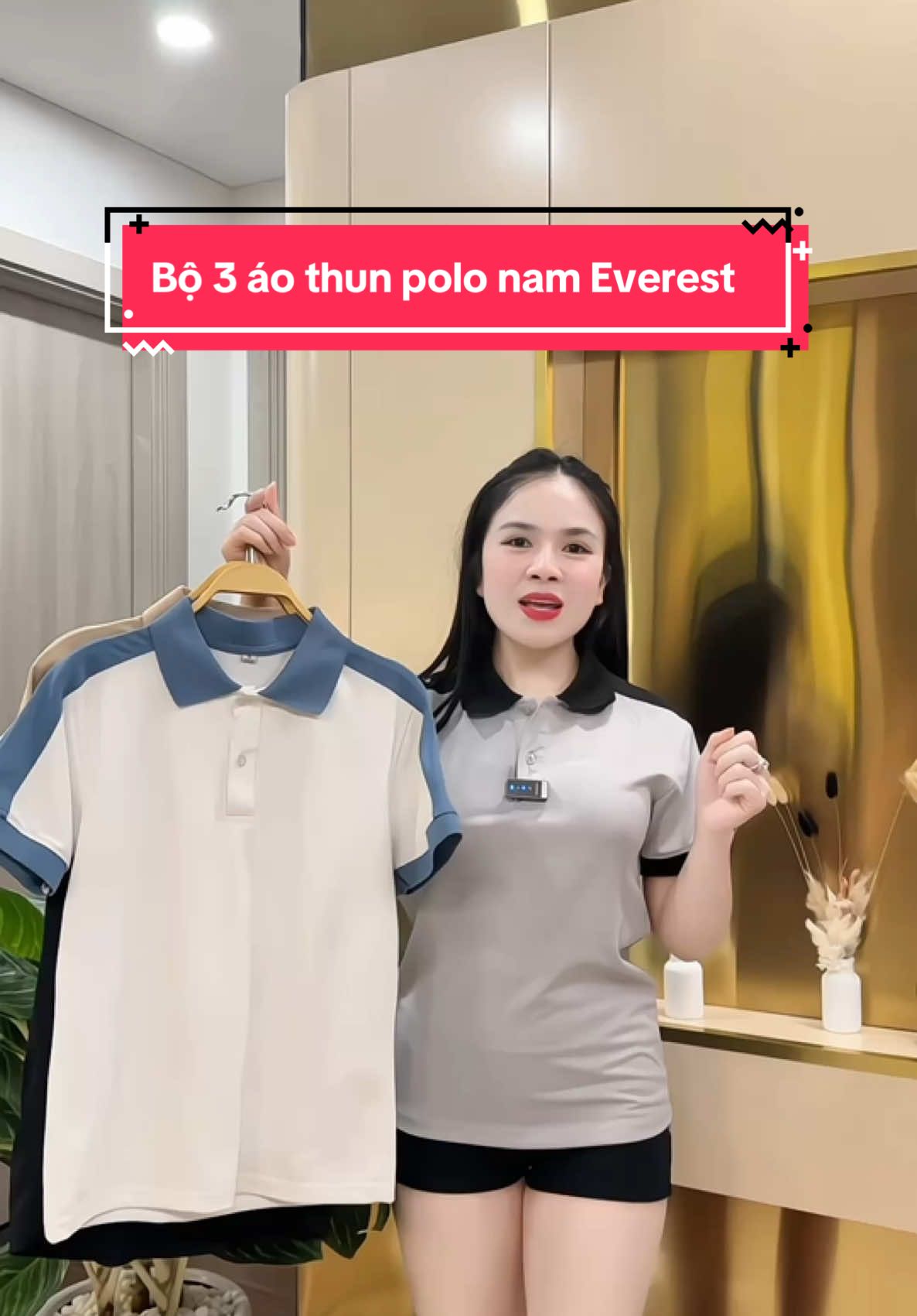 Bộ 3 áo thun polo nam Everest 