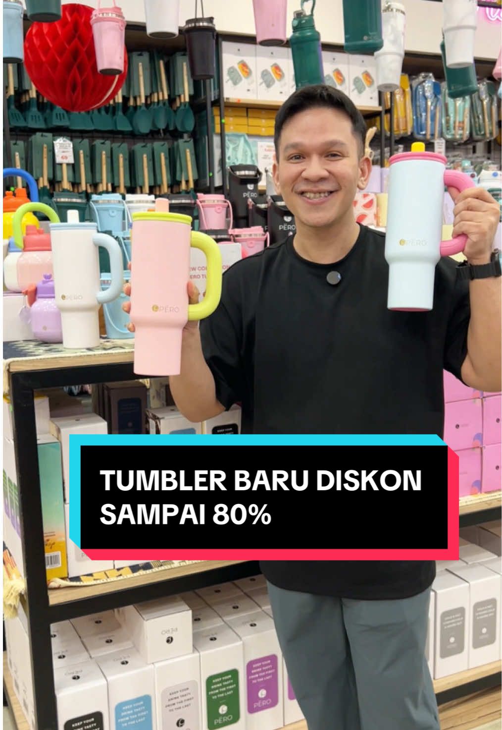 INI DIA JAWABANNYA ‼️ TUMBLER TERBARU DARI PERO, ADA 4 WARNA, KAMU BISA DAPETIN SPESIAL IMLEK SALE 80% DI TANGGAL 24 JANUARI YA. STOK TERBATAS JANGAN SAMPAI KEHABISAN, FOLLOW BIAR GA KETINGGALAN LIVENYA 🥳 YANG KEMARIN NEBAK DI VIDEO AKU SEBELUMNYA, AKU BAKAL PILIH DAN LANGSUNG AKU DM UNTUK PEMENANGNYA ✨ #imleksale #gongxifacai #DISKON #gratisongkir #gratisongkir #jordionsu #imlek #payday #shoptokopedia #wib #wibgajian #CNY 