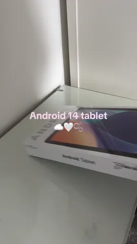 unbox the new android 14 tablet with me 🧸😩 #androidtablet #fyp #unboxingvideo #tablet #technology 