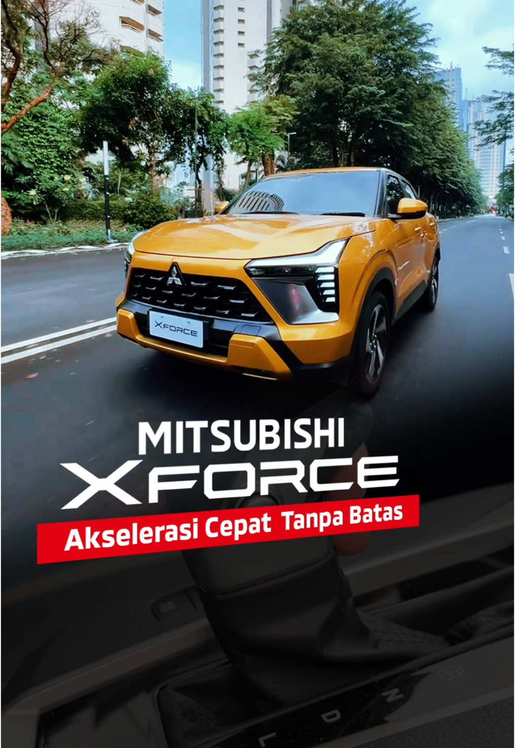 Dongkrak performa cukup dengan tekan satu tombol saja! 🚀 Yup, cukup tekan tombol DS (Drive-Sport) yang berada di tuas transmisi Xforce, maka transmisi akan bekerja lebih sigap dan mampu membuat #TemanSejalan kesayanganmu berakselerasi lebih cepat. 😎 Buat yang sudah pernah mencoba, coba ceritakan pengalamannya di komen, ya. #MitsubishiMotors