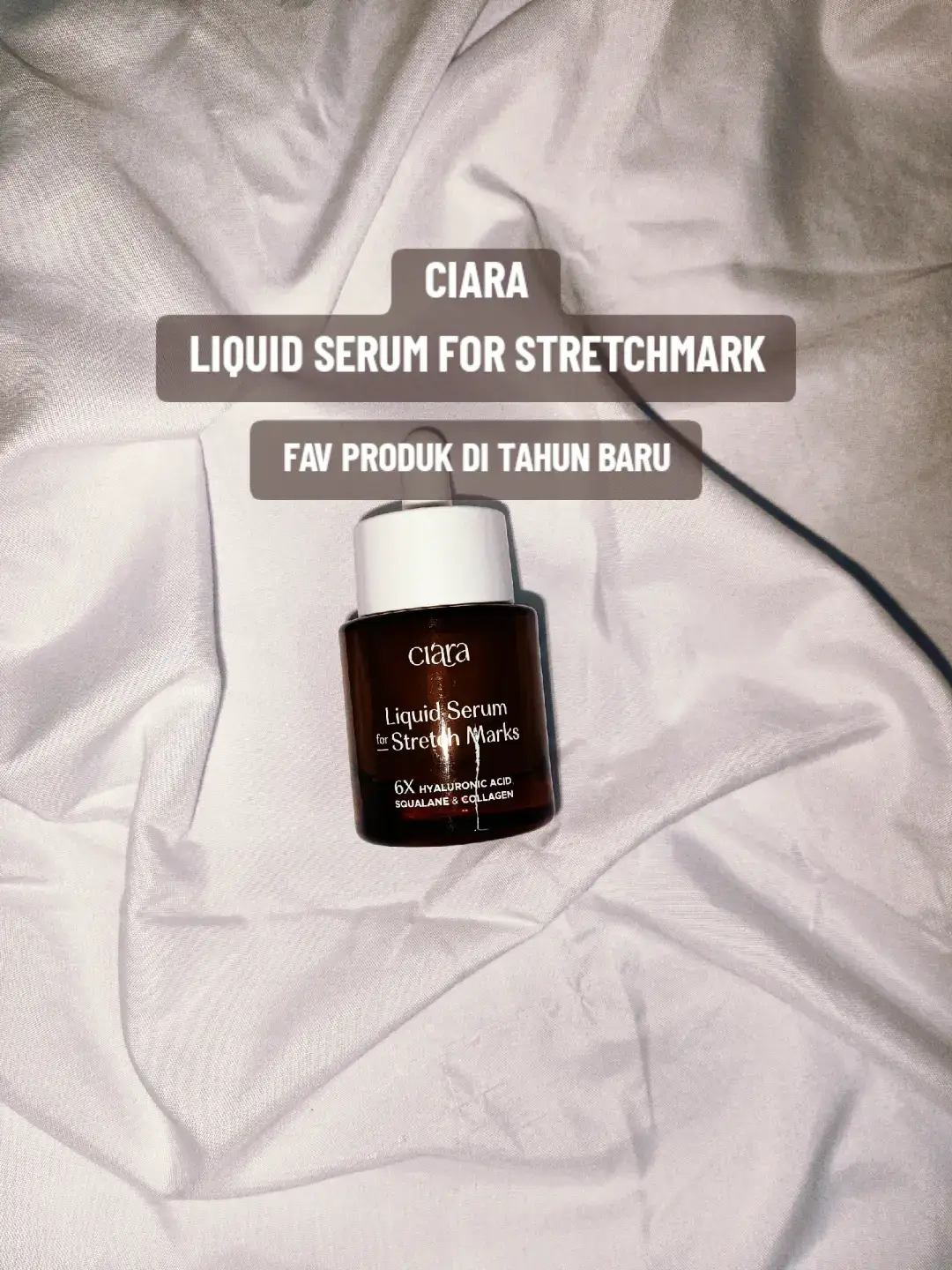 Liquid serum for stretchmark Cara pemakaian : • Gunakan pada kulit yang bersih, minimal dua kali sehari selama 28 hari pada area yang ber-stretchmarks. Ciara liquid serum for stretch marks telah tersertifikasi halal dari MUI. Buruan, di checkout yuk! ✨ #classiecommunity #byeorbuy #ciaraindonesia @ciaraindonesia 