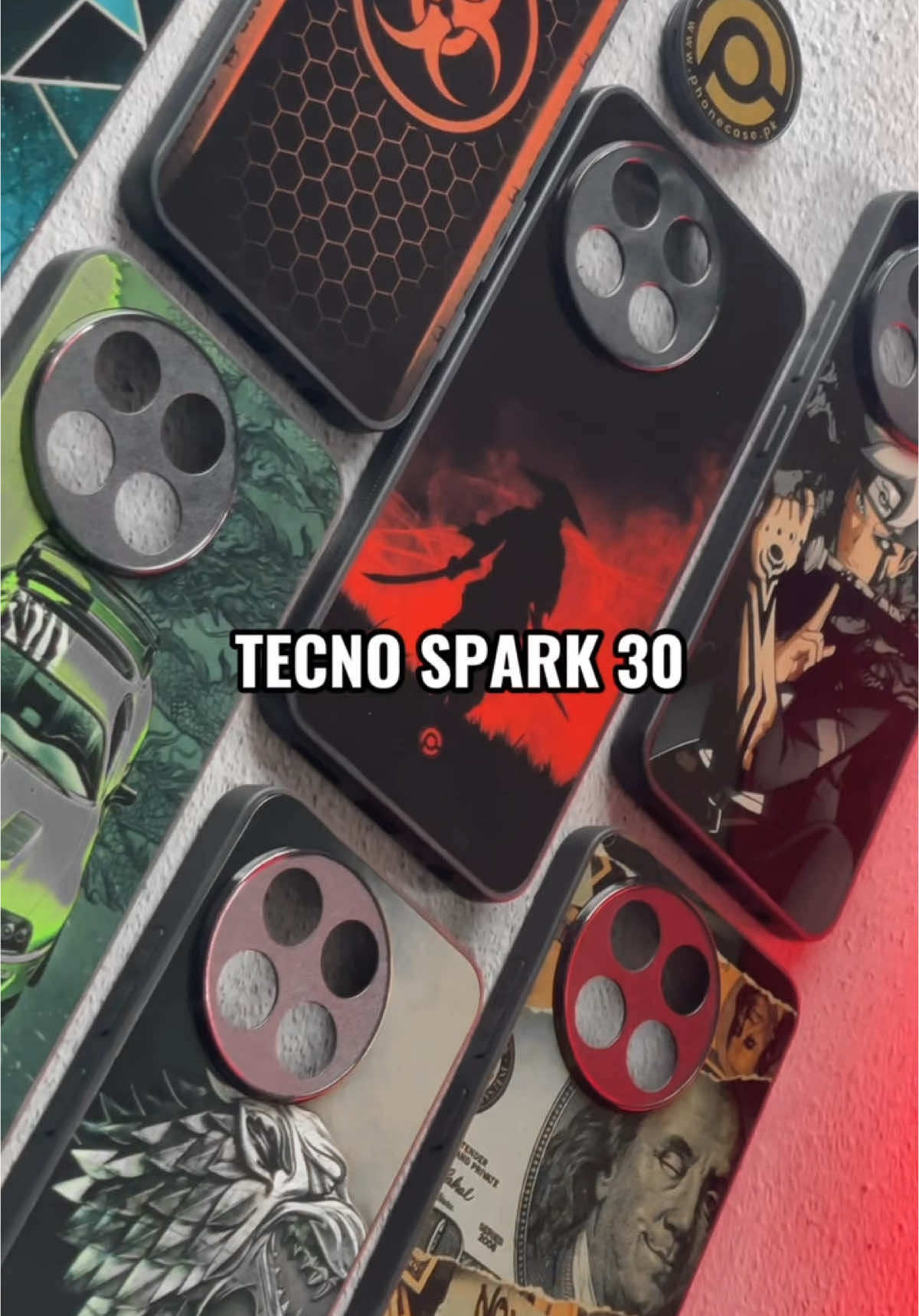 Tecno Spark 30 All New Branded Cases & Covers now on SALE get upto 40% off with Free Fast Cash on Delivery all across Pakistan. 200+ New designs for your Phone model.
➡️ Upto 15ft drop Protection
➡️ Soft shockProof Rubber inner and Edges material
➡️ 7-Days Easy Replacement & Refund Policy.
➡️ Real Camera video, we deliver what we show
➡️ Click on Shop Now