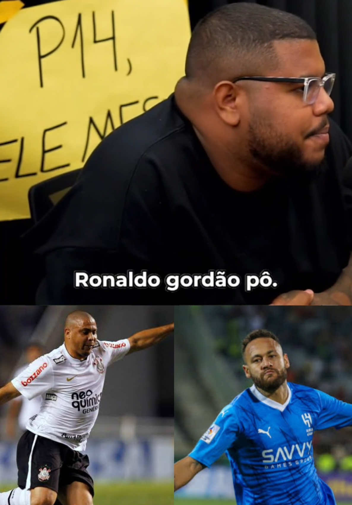 NEYMAR EM 2025 ou RONALDO GORDÃO: QUEM JOGA MAIS? 😂😂😂  #ronaldo #neymar 