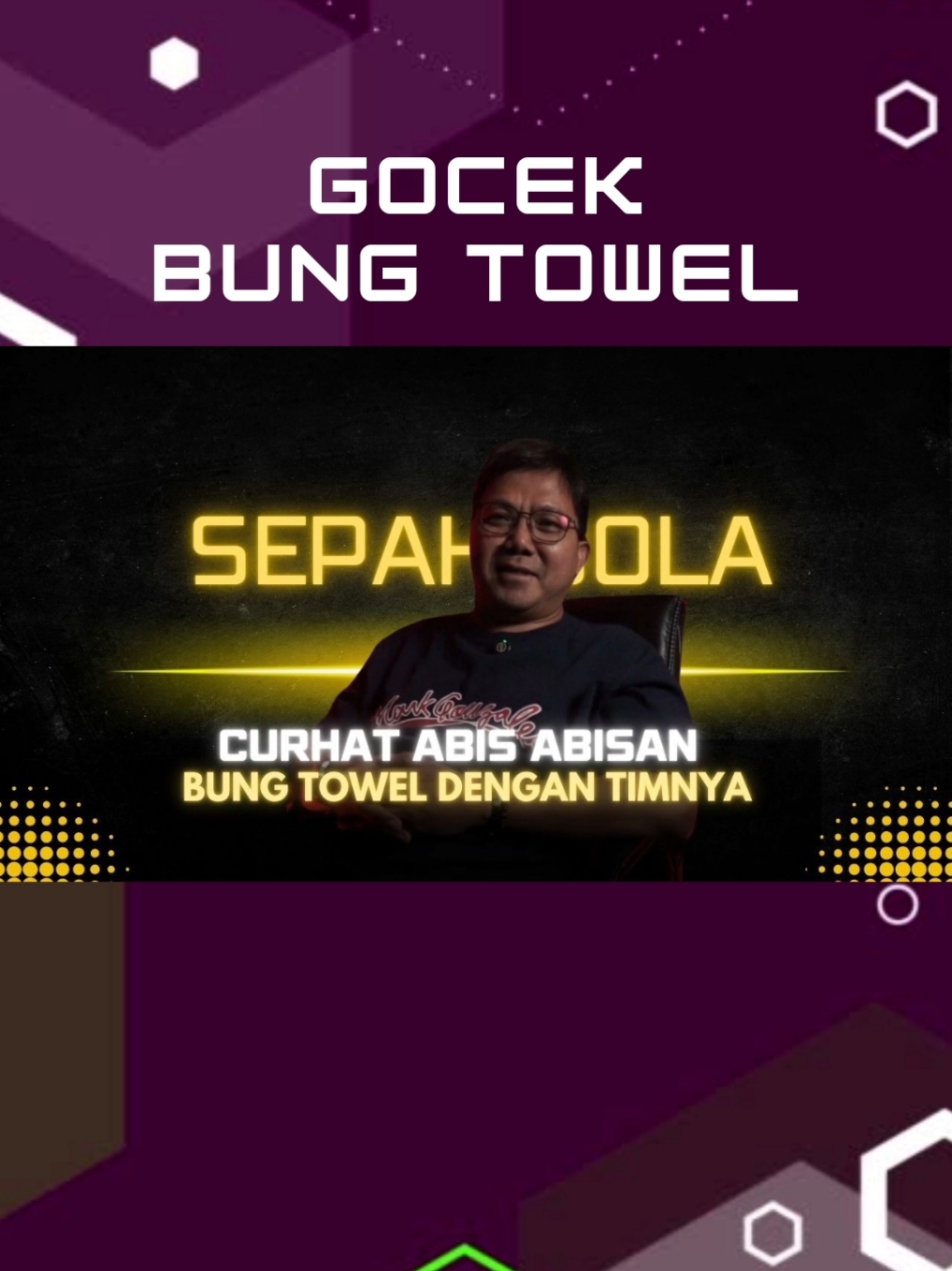 BUNG TOWEL CURHAT ABIS-ABISAN SAMA TIMNYA‼️ FULL VIDEO DI YT GOCEK BUNG TOWEL #bungtowel #sepakbola #haters #buzzer #qna #curhat 