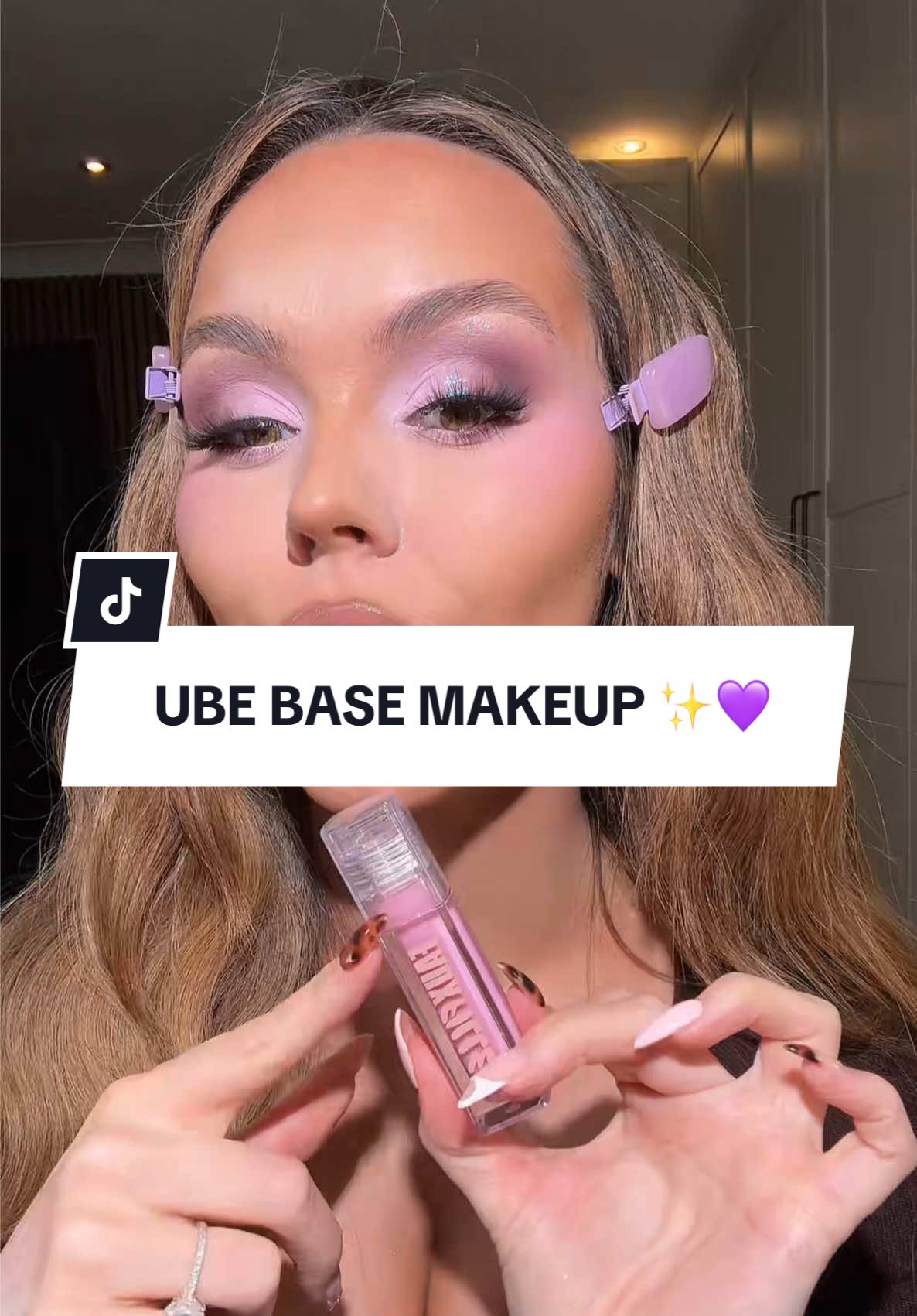 UBE BASE 🤤 @Huda Beauty #fyp #mua #ube 
