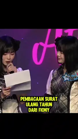 Pembacaan surat dari fiony buat feni #xyzcba #fenijkt48 #jkt48 #aturananticintajkt48 #jkt48video #fionyjkt48  #fyp #xyzcba #fionyalveriatantri 
