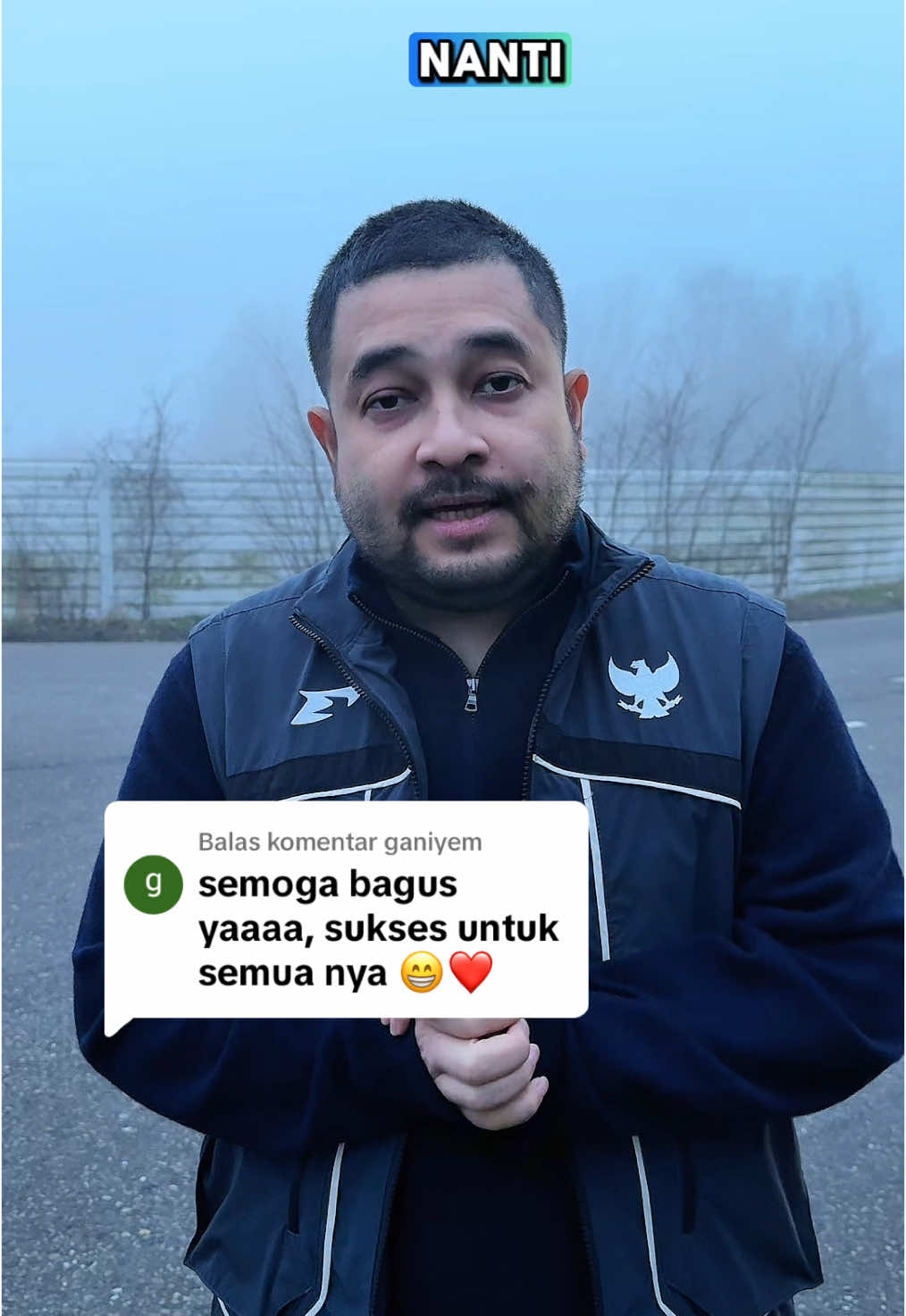 Membalas @ganiyem Mohon doa dan dukungannya para Garuda Fans 🙏🏻