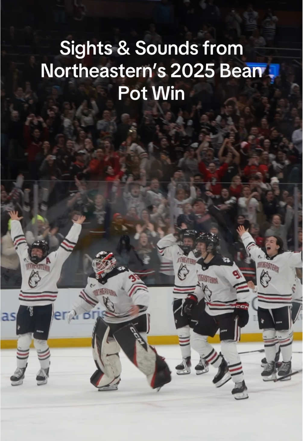 Northeastern is 2025 Women’s Bean Pot Champions 🏆🏒  #womenshockey #collegehockey #boston #womeninsports 