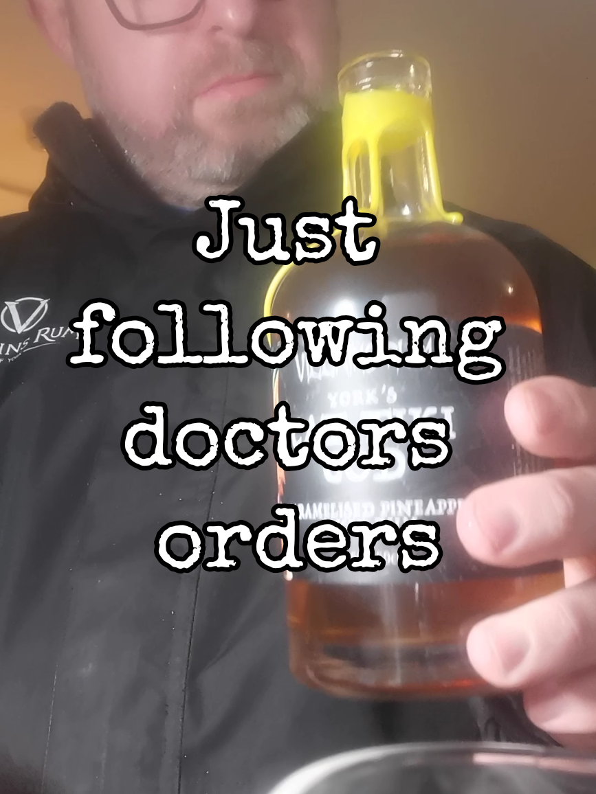 Just following doctors orders #rum #followingdoctorsorders #york #jokes #justjoking #yorkuk #rumshop #theshamblesyork #yorkshambles #fyp 