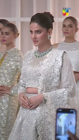 Saba Qamar Redefines Elegance With Her Stunning Ramp Walk At Pantene Hum Bridal Couture Week! #WhatToWatch #HUMTV #HUMBridalCoutureWeek #SabaQamar