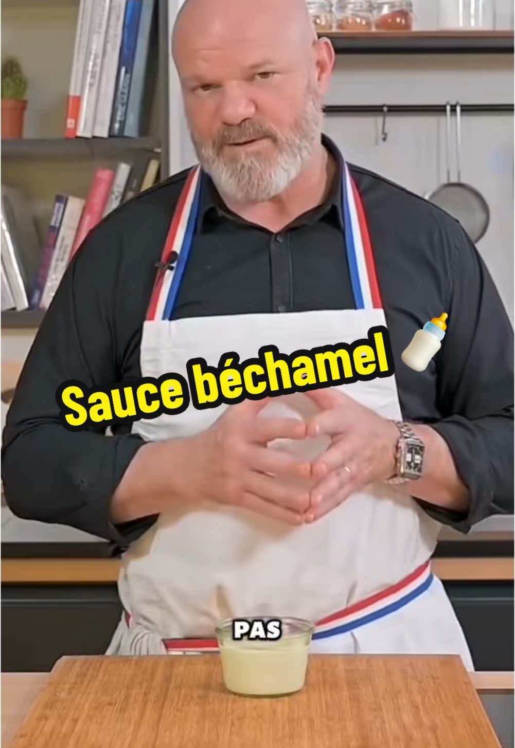 Recette de la sauce béchamel 🍼 #bechamel #sauce #saucebechamel #recette #cuisinetiktok #recettefacile #etchebest #foryou #fyp #pourtoi 