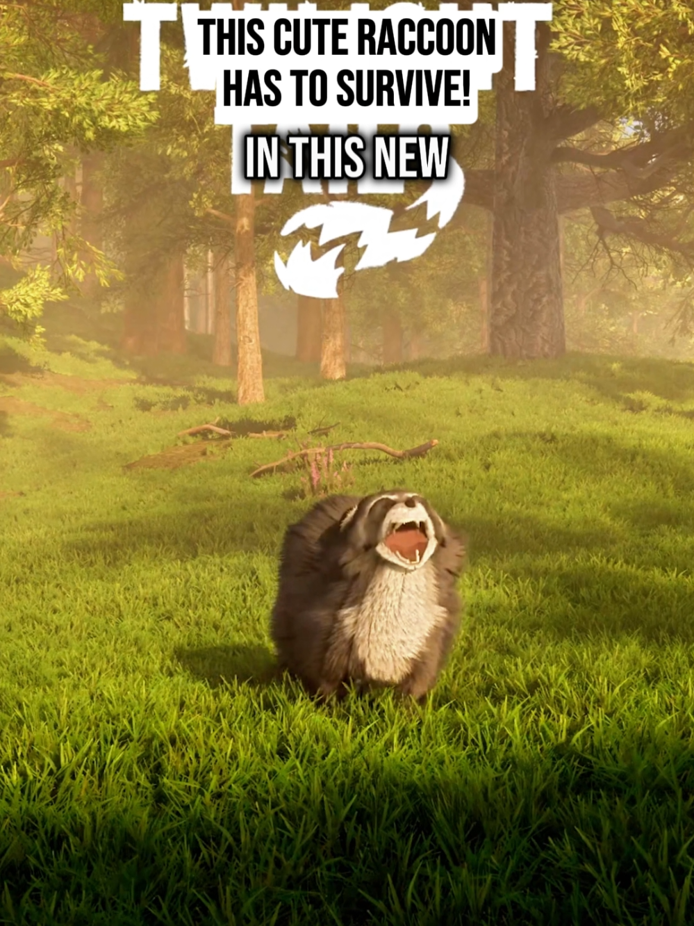 This adorable Raccoon has to SURVIVE! 🦝 Solo Developer new survival Game on Steam In Twilight Tails you become a raccoon navigating a challenging forest. Fight for territory, survive changing seasons, and evolve in multiplayer adventures. Conquer the jungle, rule survival! Coming to PC this year. #indiegames #WhatToPlay #gamingvideos #GamingOnTikTok #gaming #twilighttails #raccoon 